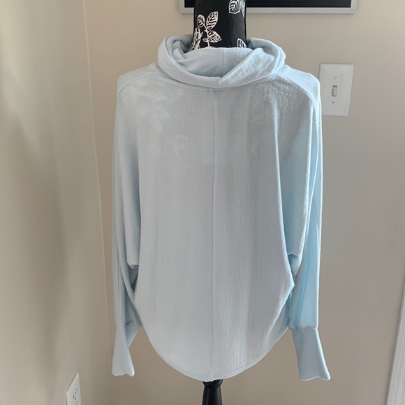 Lucky Brand Cloud Jersey Cowl Neck pullover - Picture 2 of 2